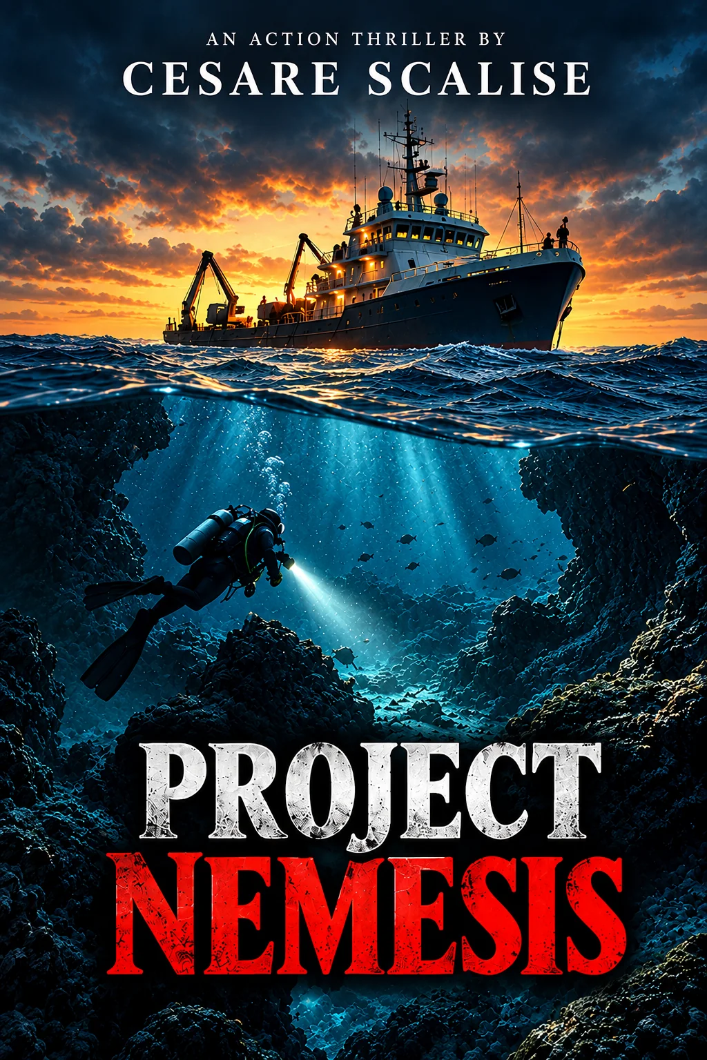 Project Nemesis by Cesare Scalise — English edition book cover
